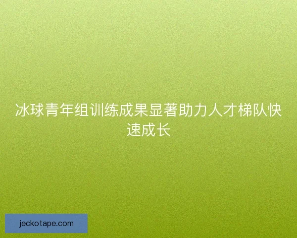 冰球青年组训练成果显著助力人才梯队快速成长